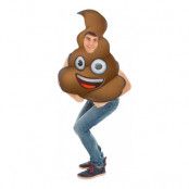 Emoji Poop Maskeraddräkt - One size