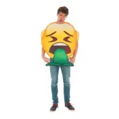 Emoji Vomito Maskeraddräkt - One size