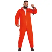 Fånge Jumpsuit Orange XL