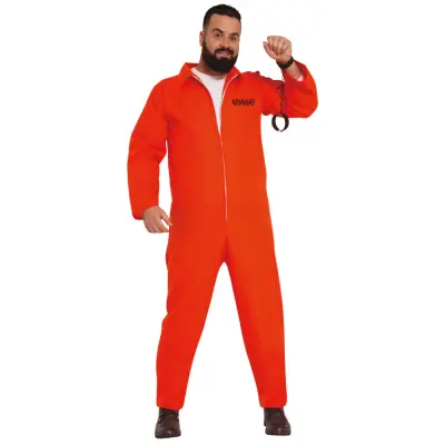 Fånge Jumpsuit Orange XL