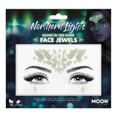 Face Jewels Glow in the Dark Northern Lights