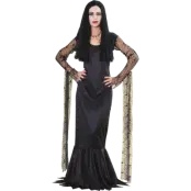 Familjen Adams Morticia Maskeraddräkt L