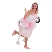 Flamingo Maskeraddräkt - One size
