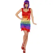 Flapper Pride Maskeraddräkt L