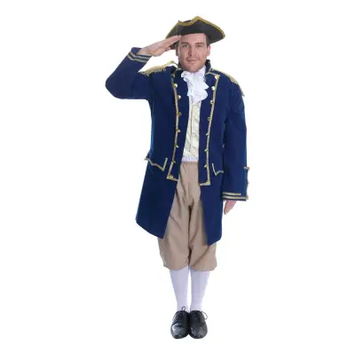 Flottans Amiral Maskeraddräkt - One size