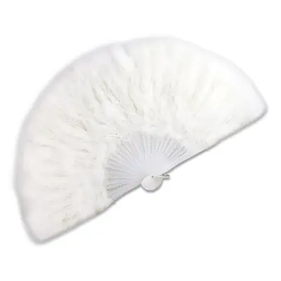 Fluffig Solfjäder - Vit