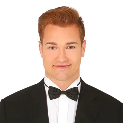 Fluga Svart med Prickar - One size