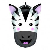 Folieballong Glad Zebra