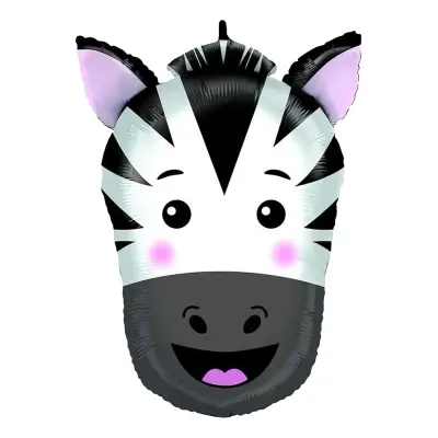 Folieballong Glad Zebra