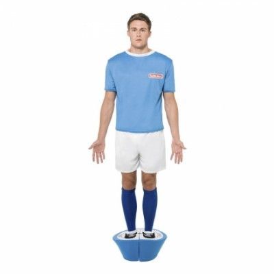 Fussballspelare Blå Maskeraddräkt