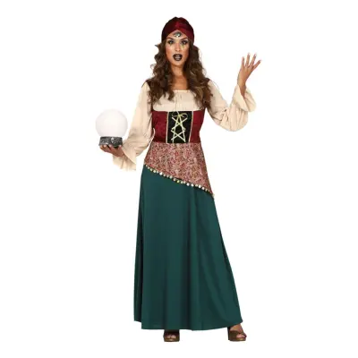 Gammaldags Spådam Maskeraddräkt - Medium