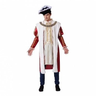Gammaldags Stilig Kung Maskeraddräkt - One size