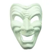 Glad Vit Teatermask - One size