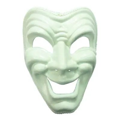 Glad Vit Teatermask - One size