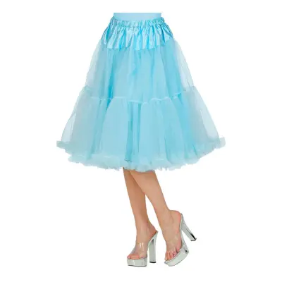 Tyllkjol Ljusblå Lång - One size