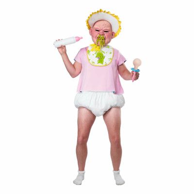 Gråtande Bebis med Snor Maskeraddräkt - Large