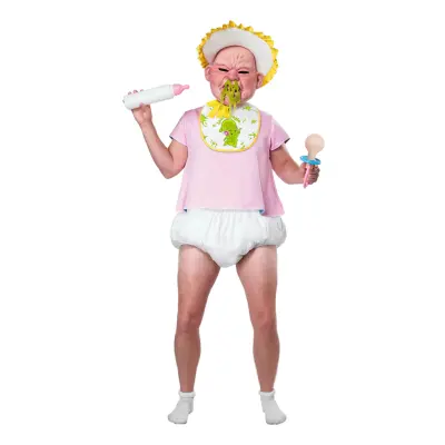 Gråtande Bebis med Snor Maskeraddräkt - Small