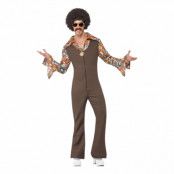 Groovy Jumpsuit Herr Maskeraddräkt - Medium