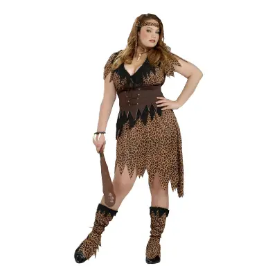 Grottkvinna Plus-size Maskeraddräkt - Plus size