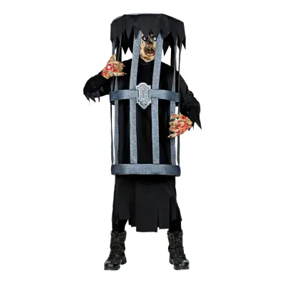 Gubbe i Bur Maskeraddräkt - One size