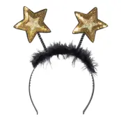 Tiara med Stjärnor Guld - One size