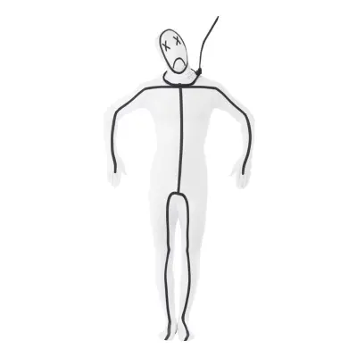 Hänga Gubbe Maskeraddräkt - One size