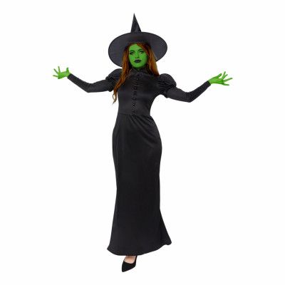 Häxa Klänning Maskeraddräkt - Medium/Large