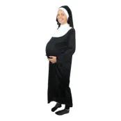 Höggravid Nunna Maskeraddräkt - Small