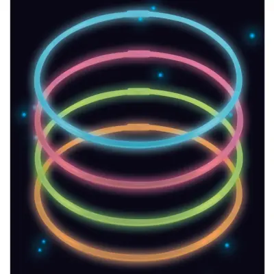 Halsband Självlysande 56cm 4-pack