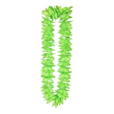 Hawaiikrans Grön i Satin