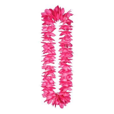 Hawaiikrans Rosa i Satin