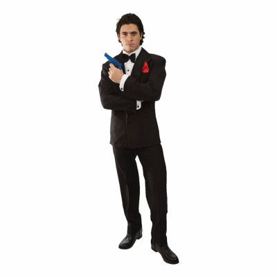 Hemlig Agent Maskeraddräkt - X-Large