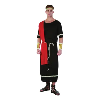 Herrtoga Svart Maskeraddräkt - One size