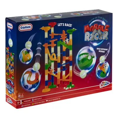 Marble Racer Kit Självlysande - 74 delar