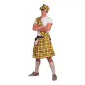 Highlander Gul Maskeraddräkt - One size