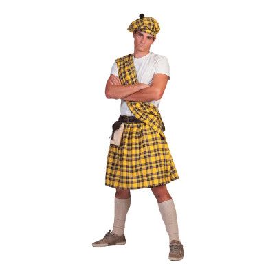 Highlander Gul Maskeraddräkt - One size