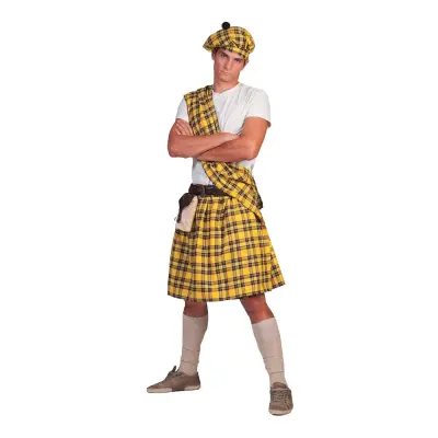 Highlander Gul Maskeraddräkt - One size