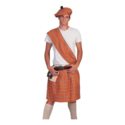 Highlander Orange Maskeraddräkt - One size