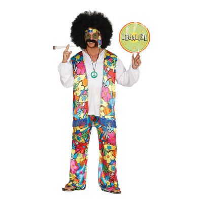 Hippy Rainbow Maskeraddräkt - Medium