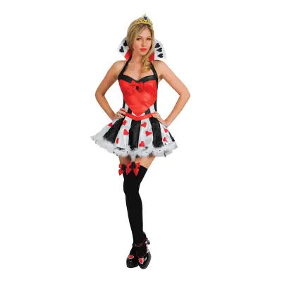 Hjärter Dam Budget Maskeraddräkt - Small