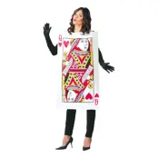 Hjärter Dam Kort Maskeraddräkt