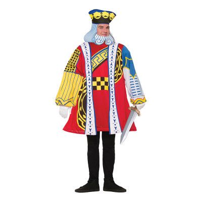 Hjärter Kung Maskeraddräkt - One size