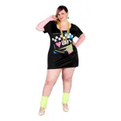 I Love 80s Plus-size Maskeraddräkt - XXX-Large