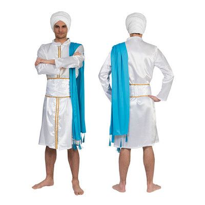 Indier Vit Maskeraddräkt - Medium