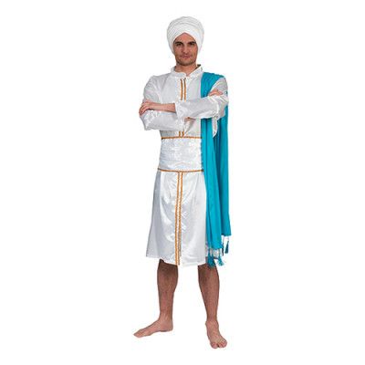 Indisk Man Maskeraddräkt - Small