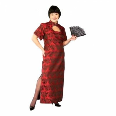 Japansk Geisha Plus-size Maskeraddräkt