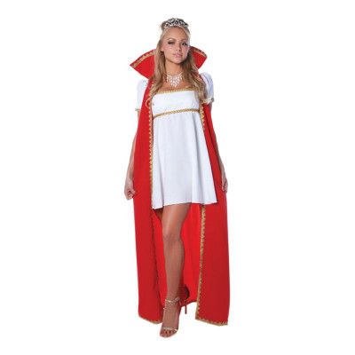 Josefine Röd/Vit Maskeraddräkt - Small