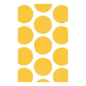 Kalaspåsar Polka Dot Gula - 10-pack
