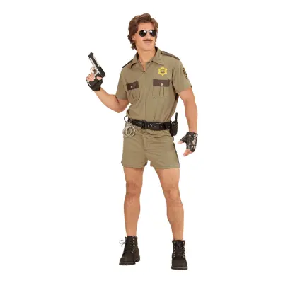 Kalifornisk Trafikpolis Maskeraddräkt - XX-Large