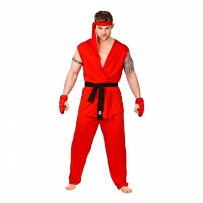 Kampsportare Maskeraddräkt